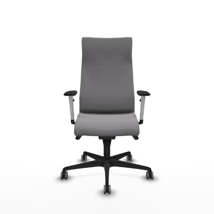 PIQUERAS Y CRESPO Sillón Albacete Gris con Mecanismo Sincro y Brazos 1D PIQUERAS Y CRESPO Sillón Albacete Gris con Mecanismo Sincro y Brazos 1D