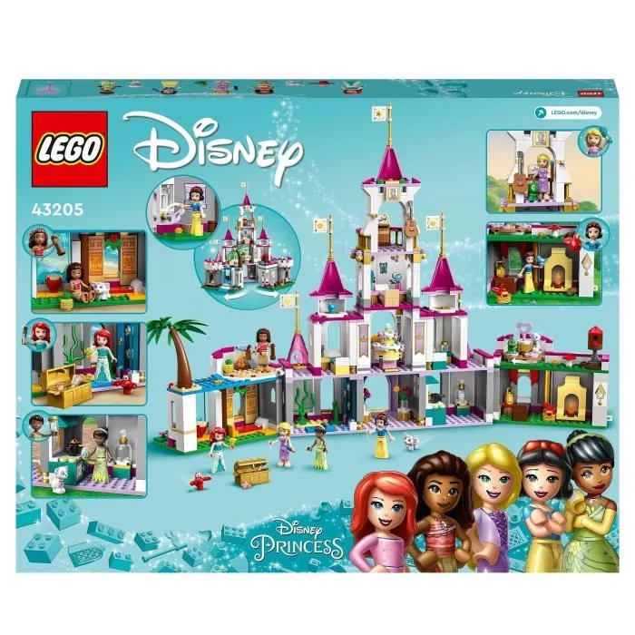 LEGO Disney Princess 43205 Epic Castle Adventures Juguete de construcción