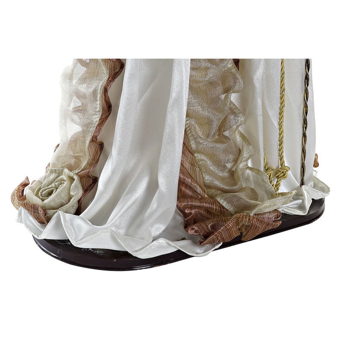 DKD Home Decor Nacimiento de Poliéster Blanco y Dorado 48x28x90 cm DKD Home Decor Nacimiento de Poliéster Blanco y Dorado 48x28x90 cm