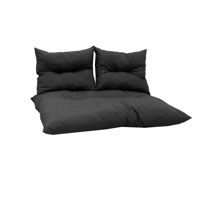 Jardin Prive Kit palet clásico - colchón pizarra + 2 cojines respaldo