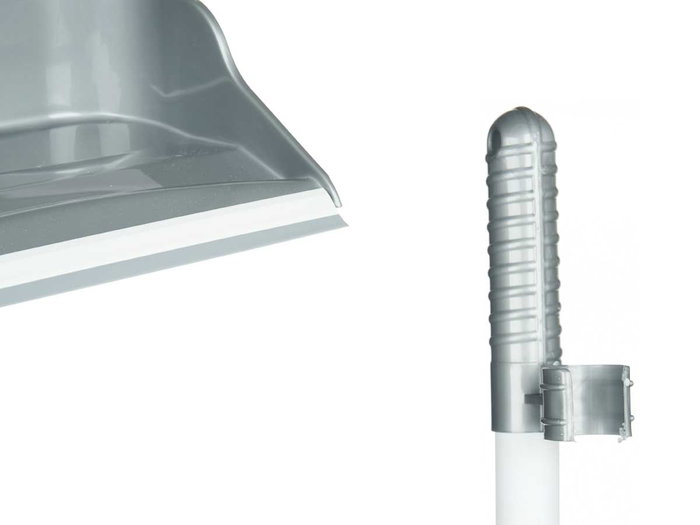 Arte Regal Set Recogedor y Cepillo Plata Plástico 21.5x93x17 cm (Set de 12)