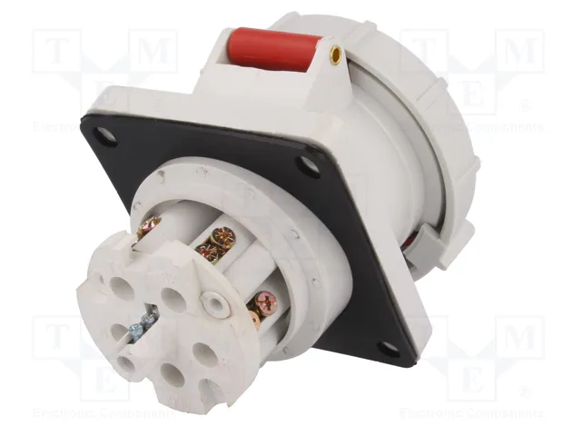 PAWBOL Conector de alimentación AC trifásico Hembra 63A 400V AC 5 Pines
