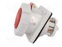 PAWBOL Conector de alimentación AC trifásico Hembra 63A 400V AC 5 Pines