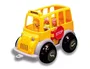 Andreutoys Juego Ecoline Midi Bus Escolar con Conductor y 2 Figuras Ecológico y Sostenible para Niños