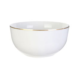 Home Deco Factory Bol Lounge con Ribete Dorado 500 Ml