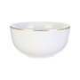 Home Deco Factory Bol con Ribete Dorado 500 ml