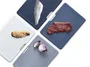 Joseph Joseph Folio Set de 4 tablas de cortar grande, gris