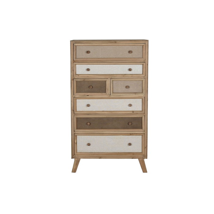 DKD Home Decor Cajonera Abeto Lino 75x35x138
