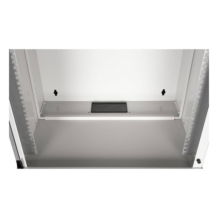 EQUIP Bastidor de pared 9U EWM-09-5440-G gris claro con puerta de vidrio