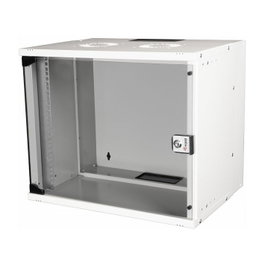 EQUIP Bastidor de pared 9U EWM-09-5440-G gris claro con puerta de vidrio