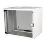 EQUIP Bastidor de pared 9U EWM-09-5440-G gris claro con puerta de vidrio