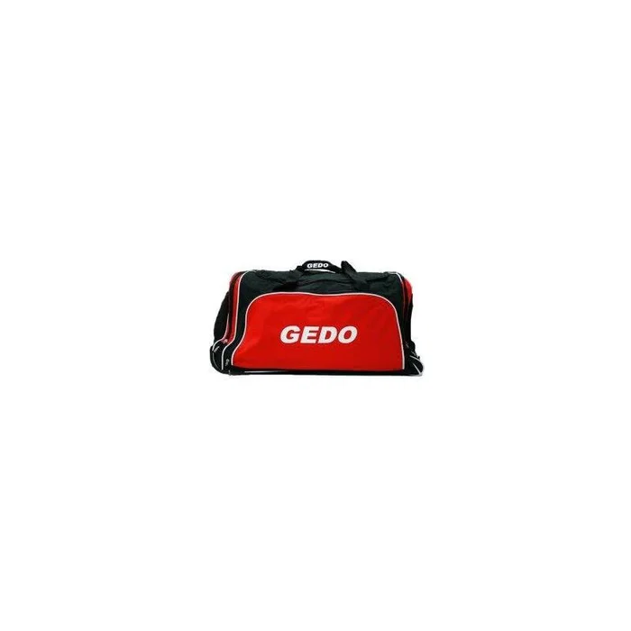 Gedo Milan Bolsa de Deporte Trolley 4 Departamentos con Ruedas 360°, Color Negro y Rojo