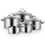 WMF Provence Plus Juego de cazuelas y cazo de 9 piezas