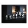 WMF Provence Plus 0721556380 Juego de 5 Cazuelas y 1 Cazo (1.7l, 1.9l, 2.5l, 3.3l, 5.7l) Acero Inoxidable, Tapas de Vidrio, Apto para Inducción y Lavavajillas