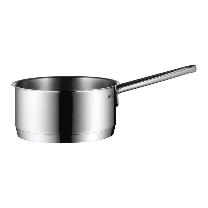 WMF Provence Plus 0721556380 Juego de 5 Cazuelas y 1 Cazo (1.7l, 1.9l, 2.5l, 3.3l, 5.7l) Acero Inoxidable, Tapas de Vidrio, Apto para Inducción y Lavavajillas