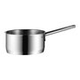 WMF Provence Plus 0721556380 Juego de 5 Cazuelas y 1 Cazo (1.7l, 1.9l, 2.5l, 3.3l, 5.7l) Acero Inoxidable, Tapas de Vidrio, Apto para Inducción y Lavavajillas