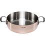 De Buyer Prima Matera Olla de cobre/acero de 28 cm con tapa de acero inoxidable