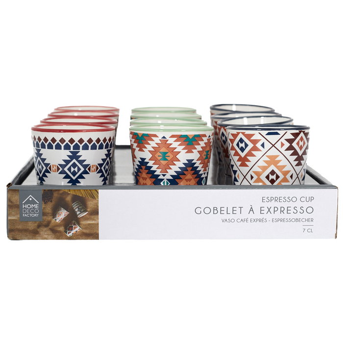 Home Deco Factory Vaso Espresso Mirage Altura 7,5 cm Diámetro 6 cm