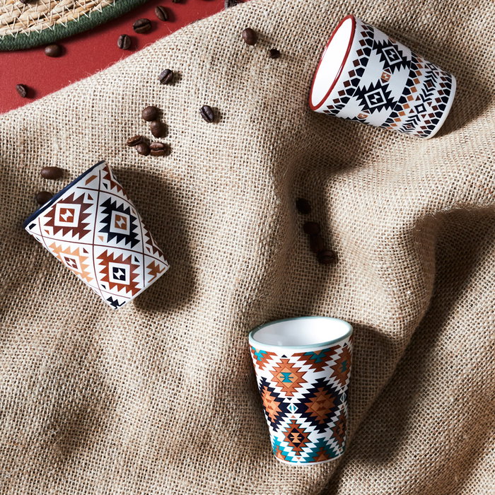 Home Deco Factory Vaso Espresso Mirage Altura 7,5 cm Diámetro 6 cm