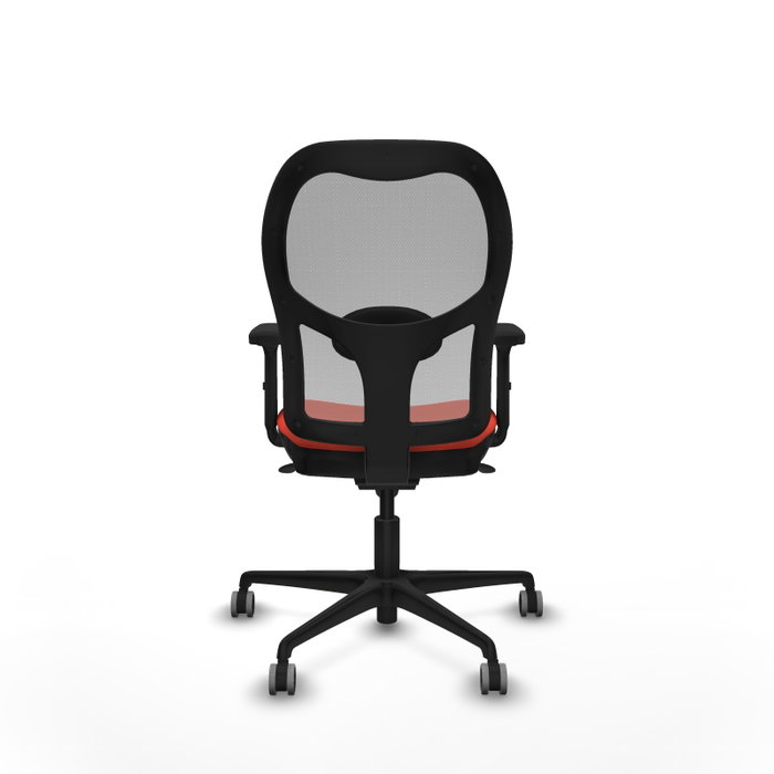 PIQUERAS Y CRESPO Silla de oficina Jorquera con mecanismo Sincro, Naranja oscuro y Gris PIQUERAS Y CRESPO Silla de oficina Jorquera con mecanismo Sincro, Naranja oscuro y Gris