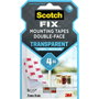 Scotch Tira adhesiva doble cara transparente, 25mmx76mm, 8 uds