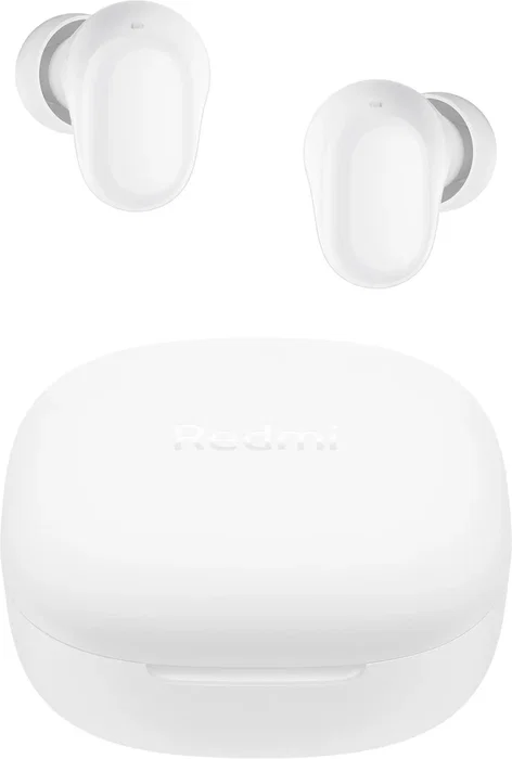 Xiaomi Redmi Buds 6 Play Auriculares Inalámbricos Intraurales Bluetooth 5.4 Blanco - 36h Batería, Carga USB-C, Resistencia IPX4, Google Fast Pair