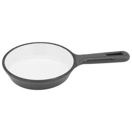 1946 Mini Sartén Gris 1946 Diámetro 10 cm Altura 2,3 cm (2 Unidades) Hierro Esmaltado Fondo Inducción