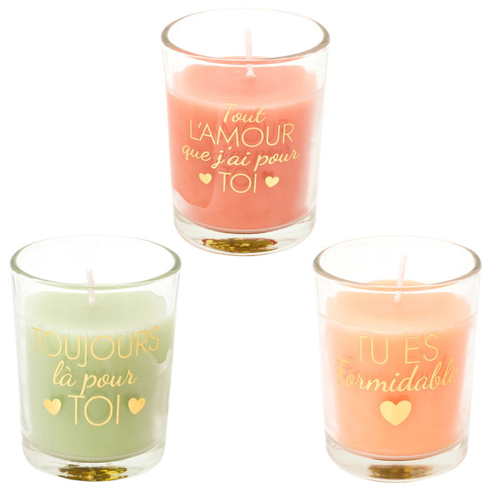 Home Deco Factory Vela Perfumada con Joya Sorpresa Colección Bougie Jazmín Flores Primavera Magnolia