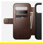 Nomad Folio Leather Rustic Brown H para iPhone 17 Pro Max - Modern