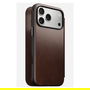 Nomad Folio Leather Rustic Brown H para iPhone 17 Pro Max - Modern