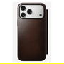 Nomad Folio Leather Rustic Brown H para iPhone 17 Pro Max - Modern