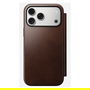 Nomad Folio Leather Rustic Brown H para iPhone 17 Pro Max - Modern