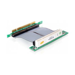 DeLOCK Tarjeta Riser PCI 32-Bit con cable flexible de 7 cm izquierda