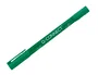 Q-connect Rotulador Marcador Permanente Doble Punta Color Verde Trazo 0,4 mm y 1 mm