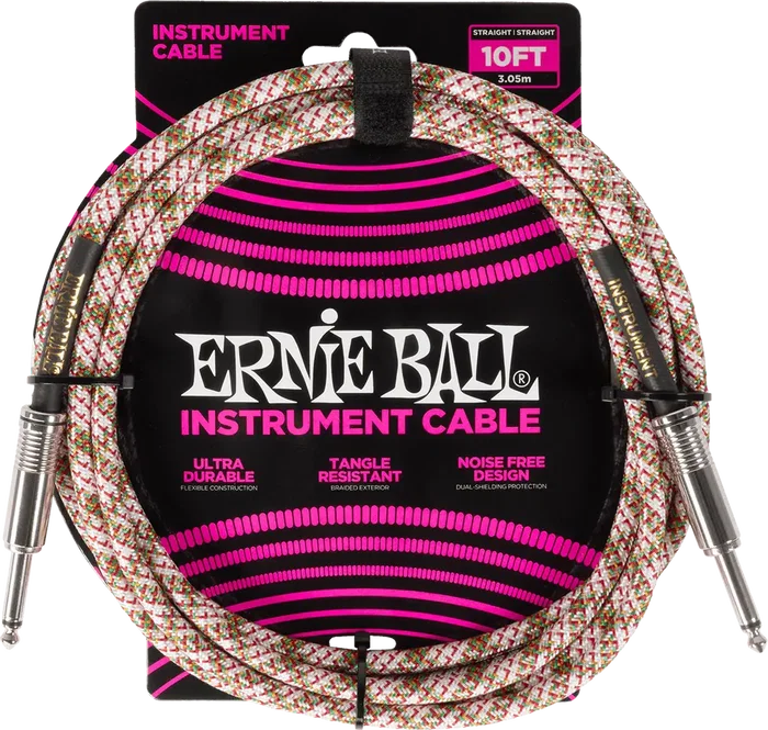 Ernieball Emerald Argyle SS Cable de Instrumento Trenzado Jack-Jack 3 m Ernieball Emerald Argyle SS Cable de Instrumento Trenzado Jack-Jack 3 m