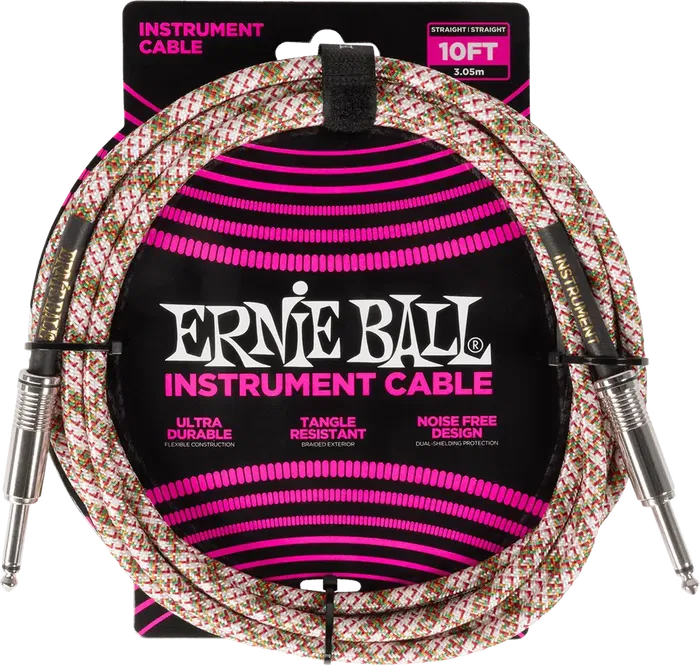 Ernieball Emerald Argyle SS Cable de Instrumento Trenzado Jack-Jack 3 m Ernieball Emerald Argyle SS Cable de Instrumento Trenzado Jack-Jack 3 m