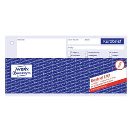 AVERY Zweckform Kurzbrief Formularbuch 1741, 1 unidad