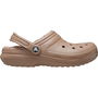 Zuecos Crocs Classic Lined Clog Blanco Natural 9-10 Años