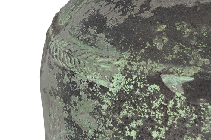 DKD Home Decor Ánfora de Terracota Verde Pieza Única Antigua