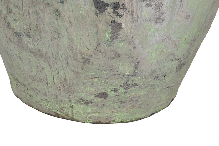 DKD Home Decor Ánfora de Terracota Verde Pieza Única Antigua