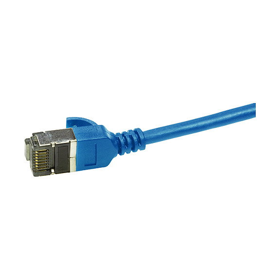 LogiLink Patch cable Cat.6A TPE SlimLine azul 0,5m LogiLink Patch cable Cat.6A TPE SlimLine azul 0,5m
