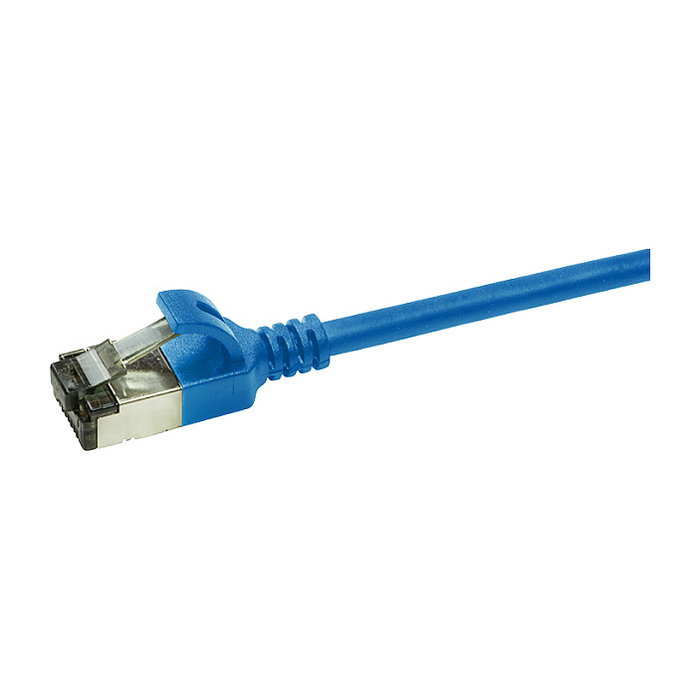 LogiLink Patch cable Cat.6A TPE SlimLine azul 0,5m LogiLink Patch cable Cat.6A TPE SlimLine azul 0,5m