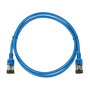 LogiLink Patch cable Cat.6A TPE SlimLine azul 0,5m