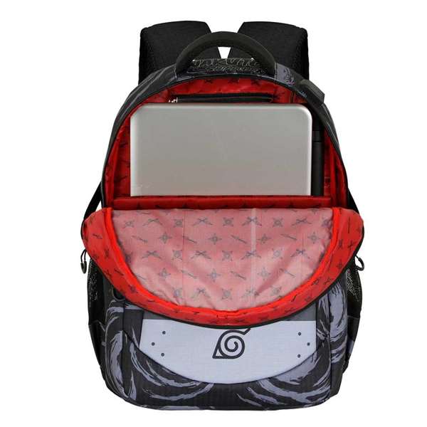 Karactermania Mochila Naruto Run. Plus FAN Kid 44x34x21 cm Ripstop Gran Capacidad 3 Compartimentos Puerto USB