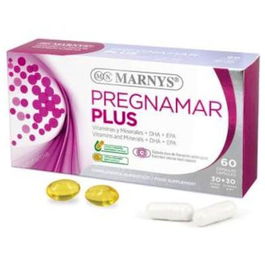 MARNYS Pregnamar Plus 30+30 Cápsulas Embarazo DHA
