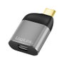 LogiLink Adaptador USB 3.2 Gen2 Tipo-C a mDP, 8K/60 Hz, Aluminio, Negro/Gris