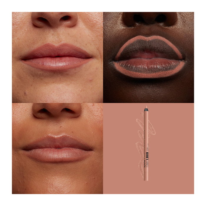 NYX Professional Make Up Lip Pencil Stick Perfilador Labial #3 Goal Crusher, Larga Duración, No Transfiere, Vegano, 1.2g