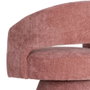 Sillón Giratorio Rosa Tejido-Madera 71 X 68 X 72 cm