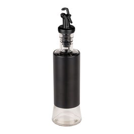 Wenko Aceitera / Vinagrera Boga con Tapón de 1 Clic, Dispensador de Aceite o Vinagre Práctico y Atractivo Diseño