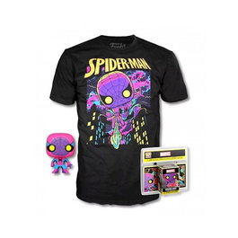 Funko Pop & Tee Marvel Spiderman Figura Coleccionable Edición Limitada 9cm